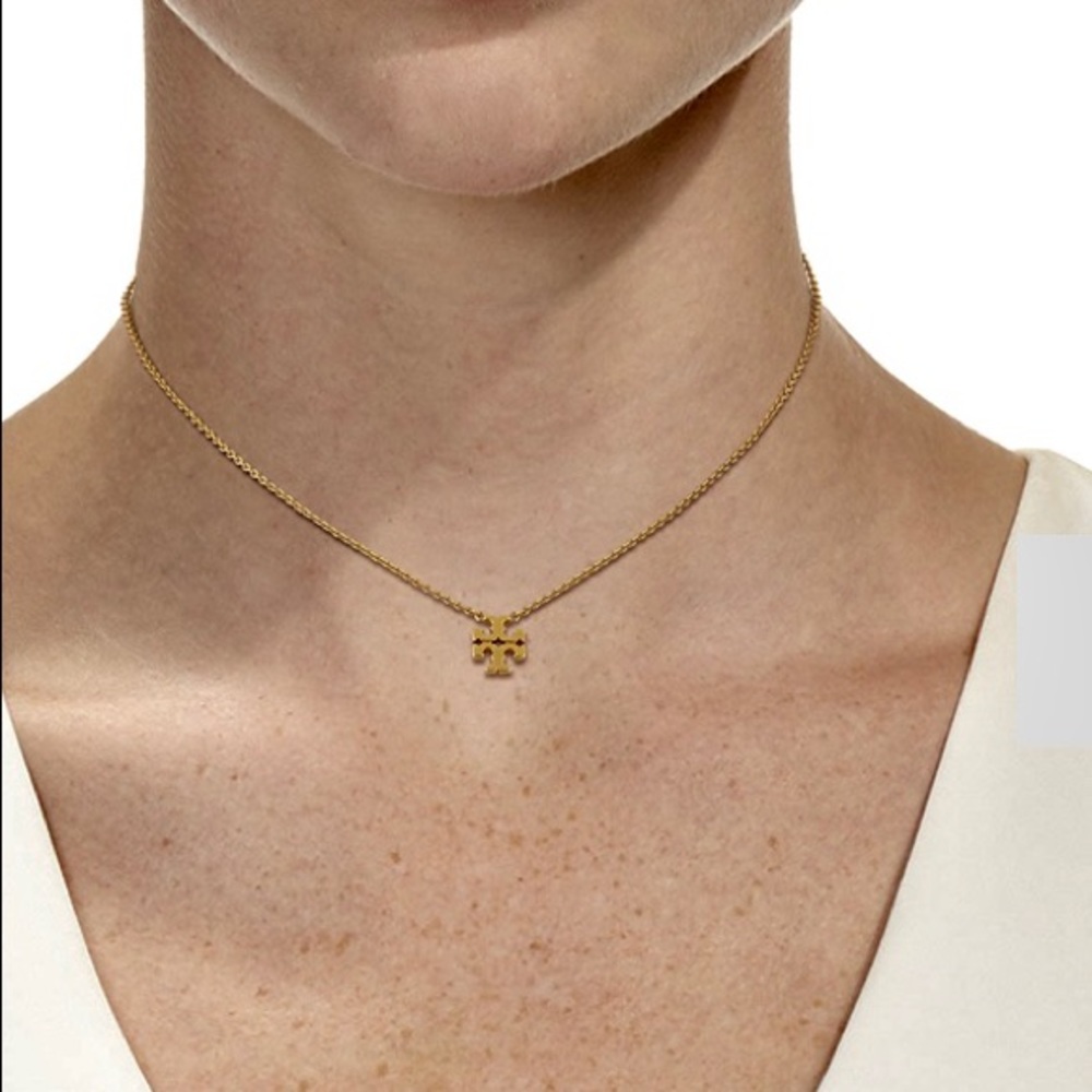Tory Burch Logo Delicate Necklace